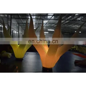Night Club Decoration Stage Prop Light Up LED Standing Inflatables Balloon Blow Up Inflatable Tree thumbnail-5
