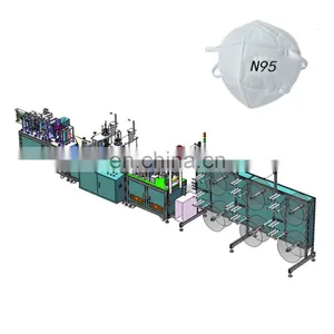 Automatic Mask Making Machine N95 Mask Making Machine Fish Medical Surgical Mask Making Machines thumbnail-2