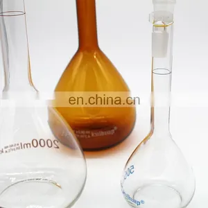 Glass Volumetric Flask Laboratory Spout Boro3.3 Glass thumbnail-6