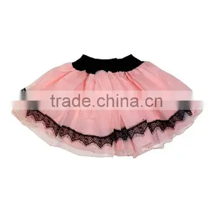 Wholesale Clothing Baby China 2016 Party Princess Lace Trim Tutu Skirt thumbnail-2