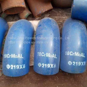 CNOOC 10CrMoAl Pipe Elbow 90°E(L)8” SCH40 thumbnail-1