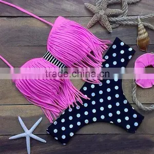 2016 Hot Sale Cheap Colorfull Sexy European Style Women's Bikini Style With Printing thumbnail-6
