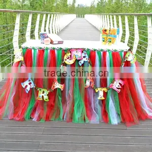 Tutu Tulle Decorations Wedding Prop Birthday Prom Party Bow Table Skirts SD103 thumbnail-1