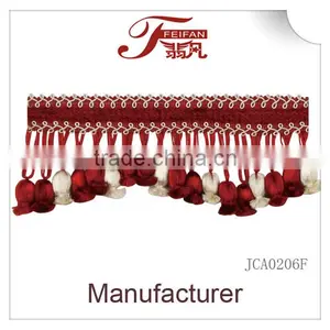 Margaret Style--Pomegranate Red,curtain Tassel Fringe,wholesale Tassels,tassel and Fringe thumbnail-6