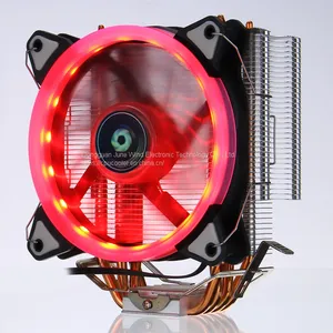 LIUYUEFENG X410 CPU Cooler 4 Heat Pipes With Colour Fan 3pin 120mm CPU Fan for Computer LGA775/115x/1366 AM2/AM3/AM4 thumbnail-4