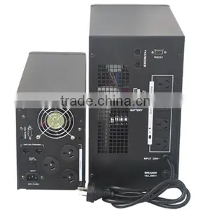 4KVA / 2800W Line-Interactive Double CPU Control Pure Sine Wave Extensible Gsensor LCD Uninterrupted Power Supply UPS thumbnail-2