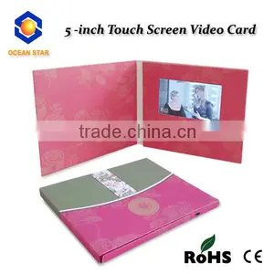 5Inch LCD Video Card With Touch Panel thumbnail-1