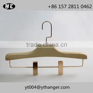 High End Lady Custom Wooden Hanger and Pants Hanger thumbnail-5