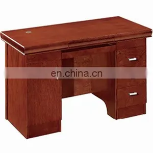 Chinese Luxury Wooden Modern Computer Desk Workstation Desk Office Furniture Executive Antique Office Desk With Drawer thumbnail-2