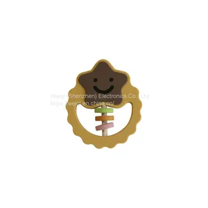 Baby Wooden Star Bed Rattles Toys Teether thumbnail-3