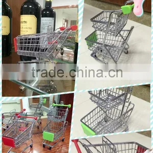Double Layer Mini Shopping Cart Best Hot Toys For 2015 Christmas Gift Toy Hand Cart 1225 thumbnail-6