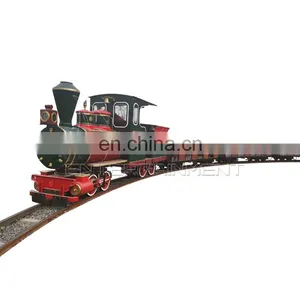16 Person Battery Powered Ride on Train Tourist Track Train for Sale thumbnail-4