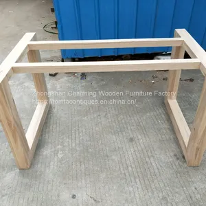 Solid Elmwood Dining Table thumbnail-2
