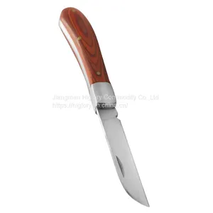 Grafter Foldable Garden Grafting Rosewood Handle Grafting Knife Cutter Knife Pruning thumbnail-2
