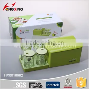 Rectangle Plastic Napkin Box With Condiment Box 5 Pcs/set thumbnail-6