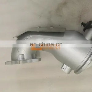 Chinese Suppliers CNHTC SITRAK MAN MC11/MC13 Engine Parts 202V15201-6227 Exhaust Elbow - With Butterfly Brake Valve thumbnail-5
