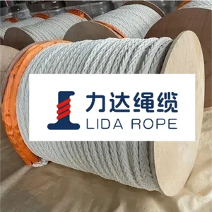 12 Strand White UHMWPE Mooring Rope for Tugboats Ropes LDMAX-12 thumbnail-3