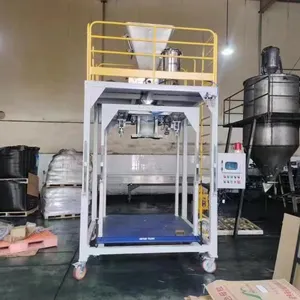 Factory 800kg 1000kg Jumbo Bag Filler Concrete Cement Weighing Bulk FIBC Bag Filling Packing Machine thumbnail-2
