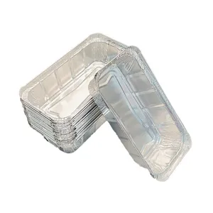 Longstar Disposable Loaf Aluminum Foil Pan for Bread Meatloaf Cake Baking and Freezing thumbnail-1