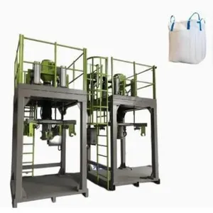 Semi Auto Jumbo Bag Filler 500kg 1000kg Big Bag Ton Bag Packing Machine thumbnail-1