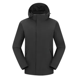 New Adhesive Outdoor Three in One Charging Clothes, Detachable Two-piece Waterproof and Windproof, Winter Stand for Men and Women thumbnail-2