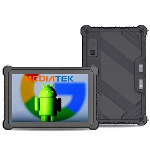 HR1058 Cheapest Factory 10.1'' Android 12 MediaTek 8GB+128GB Rugged Tablets With NFC Fingerprint RJ45 RS232 2D Barcode Scanner UHF RFID thumbnail-4