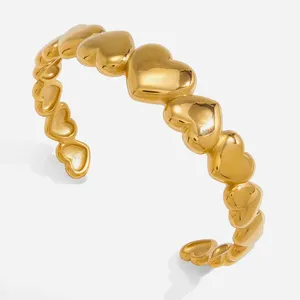 Non-Tarnish HonHo Stainless Steel Bangle With 0.5 Micron TiN Layer & CNC Precision thumbnail-4