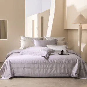 Cooling 100% Cotton King Bedding Set, All-Season Lightweight Breathable 4-Piece Set thumbnail-1