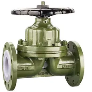 Diaphragm Valve G41J--PN10/PN16 Flange Ductile Iron Rubber Soft Seal Anti-Corrosion Manual Diaphragm Shutoff Valve thumbnail-6