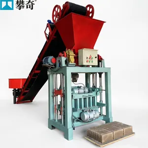 4-35 Fixed Semi-auto Concrete Brick Maker Multi-purpose for Standard Brick & Interlock Paver Block thumbnail-1