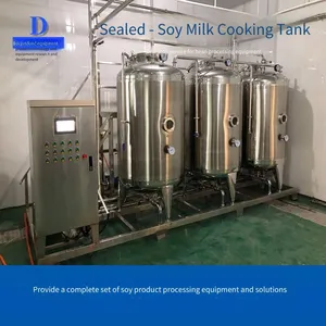 Automated Soybean Milk Cooking Tank, Stainless Steel Sealed Type, Steam-heated, Micro-pressure Tank With Good-tasting Soybean Milk thumbnail-4
