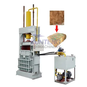 Automatic Sisal Fiber Vertical Baler Coconut Shell Fiber Block Making Machine EPC thumbnail-1
