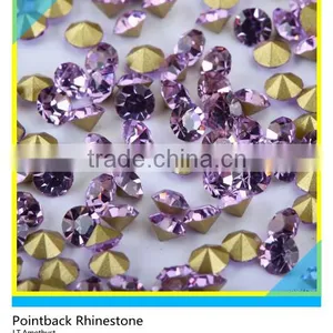 Chatons 888 LT.Topaz Crystal Round Ss10 21pp 1 Gross 144 Pcs thumbnail-5