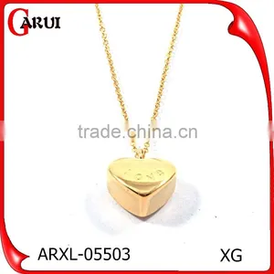 Fashion Jewellery Necklace Heart Style Stainless Steel Jewelry Gold Necklace thumbnail-1