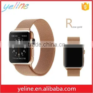 Milanese Material With Magnetic Button for Apple Watch Bands thumbnail-6