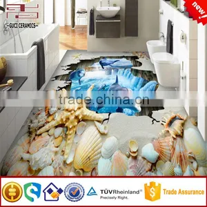 Bathroom Seaworld Picture Porcelain Wall and Floor 3d Tile Most Popular thumbnail-5