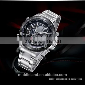 2015 Youngs Wristwatch / White Youngs Watch / Simple Youngs Watch Dial and Stainless Steel Band MIDDLELAND Watch Manufacturer thumbnail-3