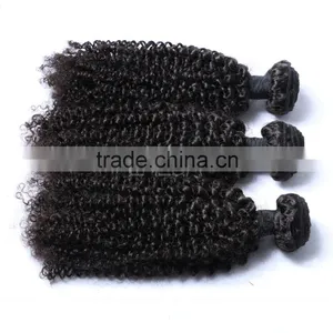 Full Cuticle Kinky Baby Curl Sew in Hair Weave, Can Change Color and Texture, Have in Stock Could do Fast Delivery Supplier's Choice thumbnail-1