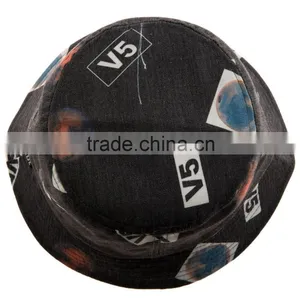 Vintage Denim Casual Bucket Hats Mens Custom Bucket Hats Bulk thumbnail-4