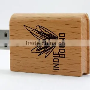 Wooden Book Type Usb Flash Drive 2gb thumbnail-1
