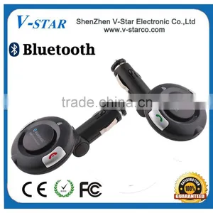 New Bluetooth 4.0 Handsfree Multipoint Speakerphone Car Speaker Kit With Car Charger GPS Music Player thumbnail-3