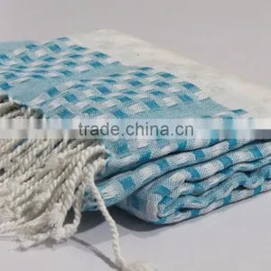 Handloom Turkish Hammam Towel Absorbent Peshtemal Indian Fouta Bath Towels thumbnail-5