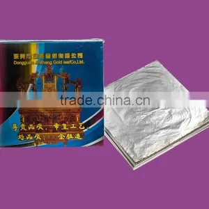 2016 Year-end Factory Price Free Artwork Design Imitation Silver Leaf for Furniture Decoration thumbnail-1