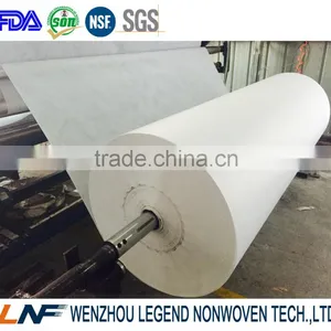 1050MS Soft Tear Resistant Non Fusible Nonwoven Fabric Rolls Interlining thumbnail-1