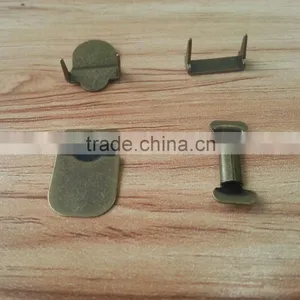 8014A6 Brass Hook and Bar in Oxy Brass Color For Mens Suit Trousers --8014A6 thumbnail-3
