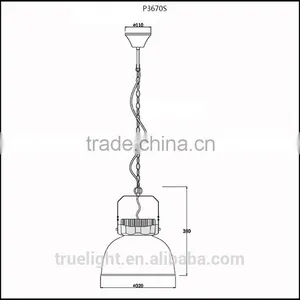 Vintage Industrial Steel Pendant Lamp for Shop Decor China Supplier thumbnail-2
