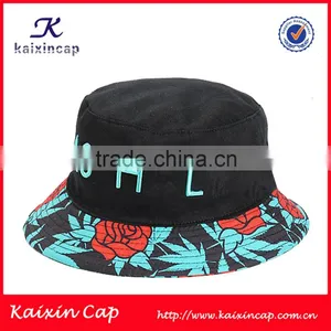 China Guangzhou High Quality Custom 100% Polyester Fishing Bucket Hat thumbnail-1