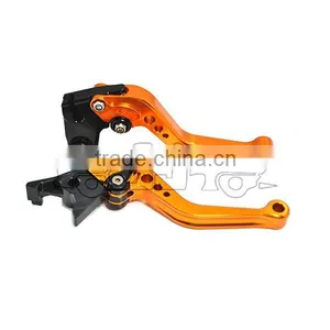 BJ-LS-002 Custom Gold Short Cnc Motorcycle Folding Lever for FJR 1300 thumbnail-1