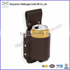 Hot Top Grade Genuine Leather Beer Holster Fits Beer Can thumbnail-1