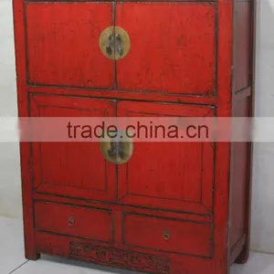 Chinese Antique Wedding Wardrobe thumbnail-1